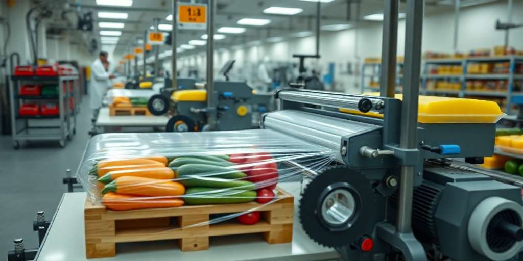 Stretch Film en la Industria Alimentaria: Protección y Frescura Esencial